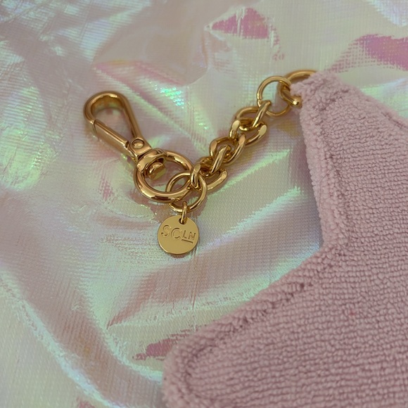 Stoney Clover Lane Terry Cloth Star Keychain - Picture 2 of 4